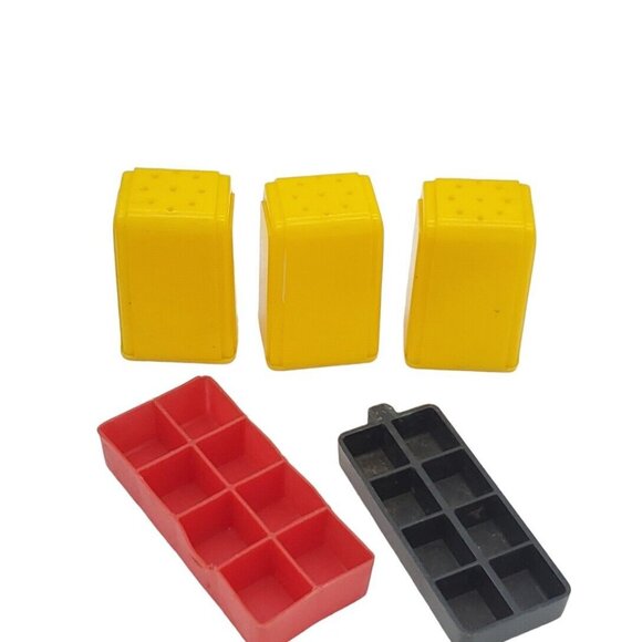 Toy Tea Set Vintage‎ Ideal Plastic Antiques 1940's - 1950's Green Yellow  *See - Picture 5 of 10